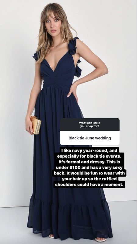 Black tie wedding guest dress // wedding guest dress // spring wedding 

#LTKwedding #LTKSeasonal