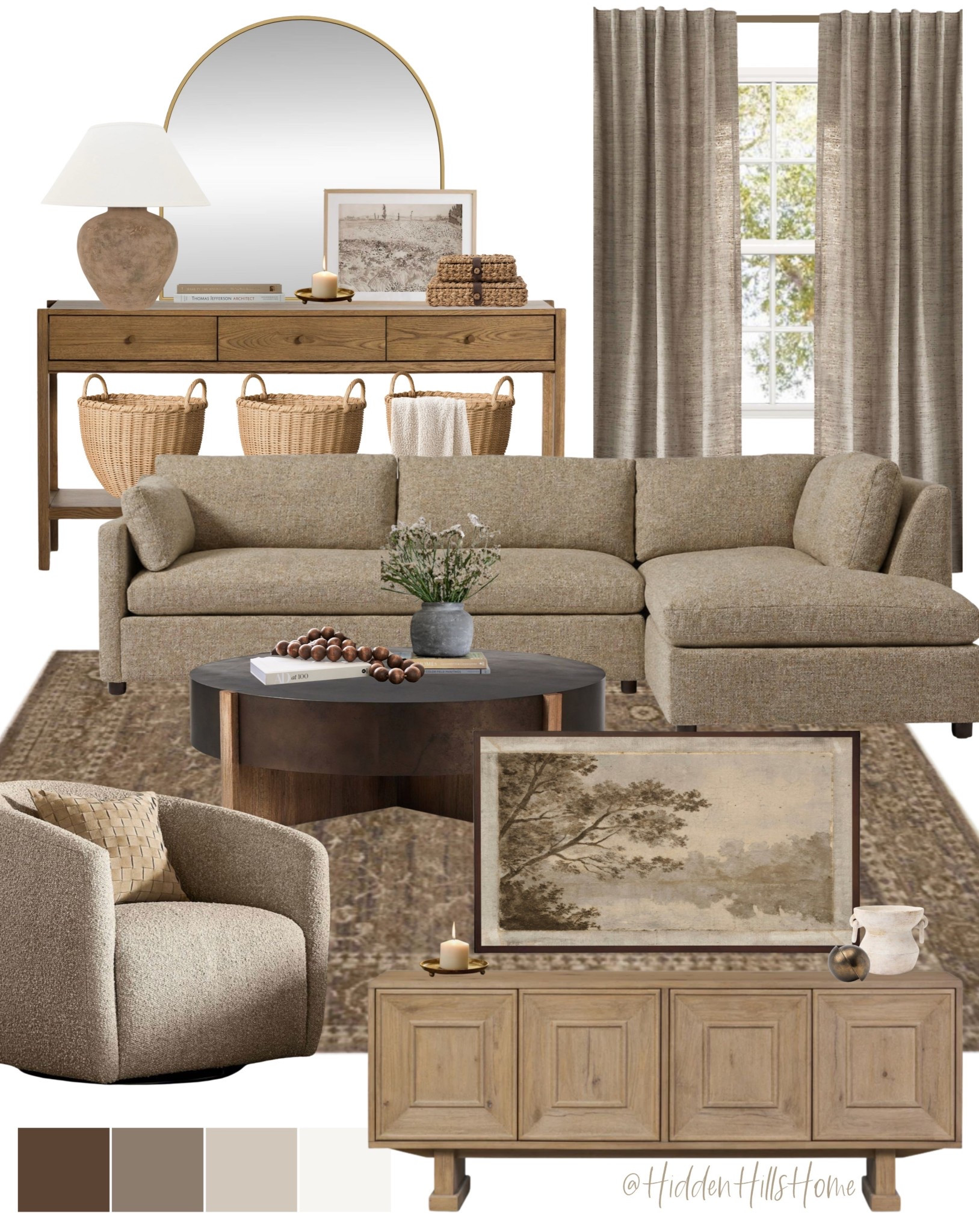 Living room decor ideas, living room inspiration, home decor ideas, sectional sofa, living room design, timeless home decor, modern Classic living room 

#LTKHome #LTKSeasonal #LTKSaleAlert