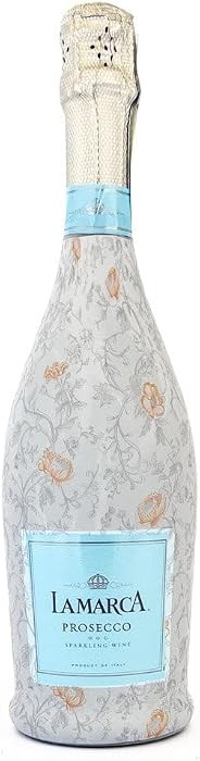 Beau Bottles Floral Bridal Bliss Custom Wine Label Wrap for La Marca 750ml Champagne Bottle - Per... | Amazon (US)