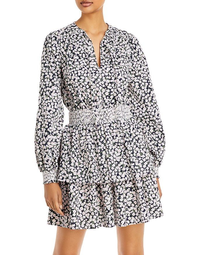 Smocked Mini Dress | Bloomingdale's (US)