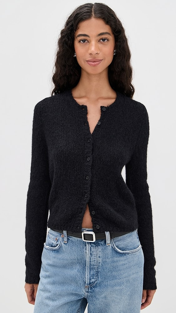 Clara Alpaca Crew Cardigan | Shopbop