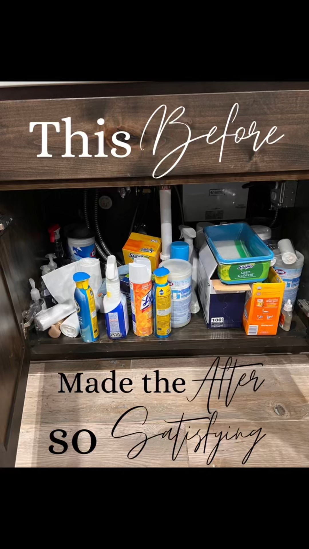 A simple under-sink organizer made this space functional again.
Easy to install, sturdy, and actually fits around plumbing.
Linked for you 🤍


#LTKHoliday #LTKGiftGuide #LTKSaleAlert