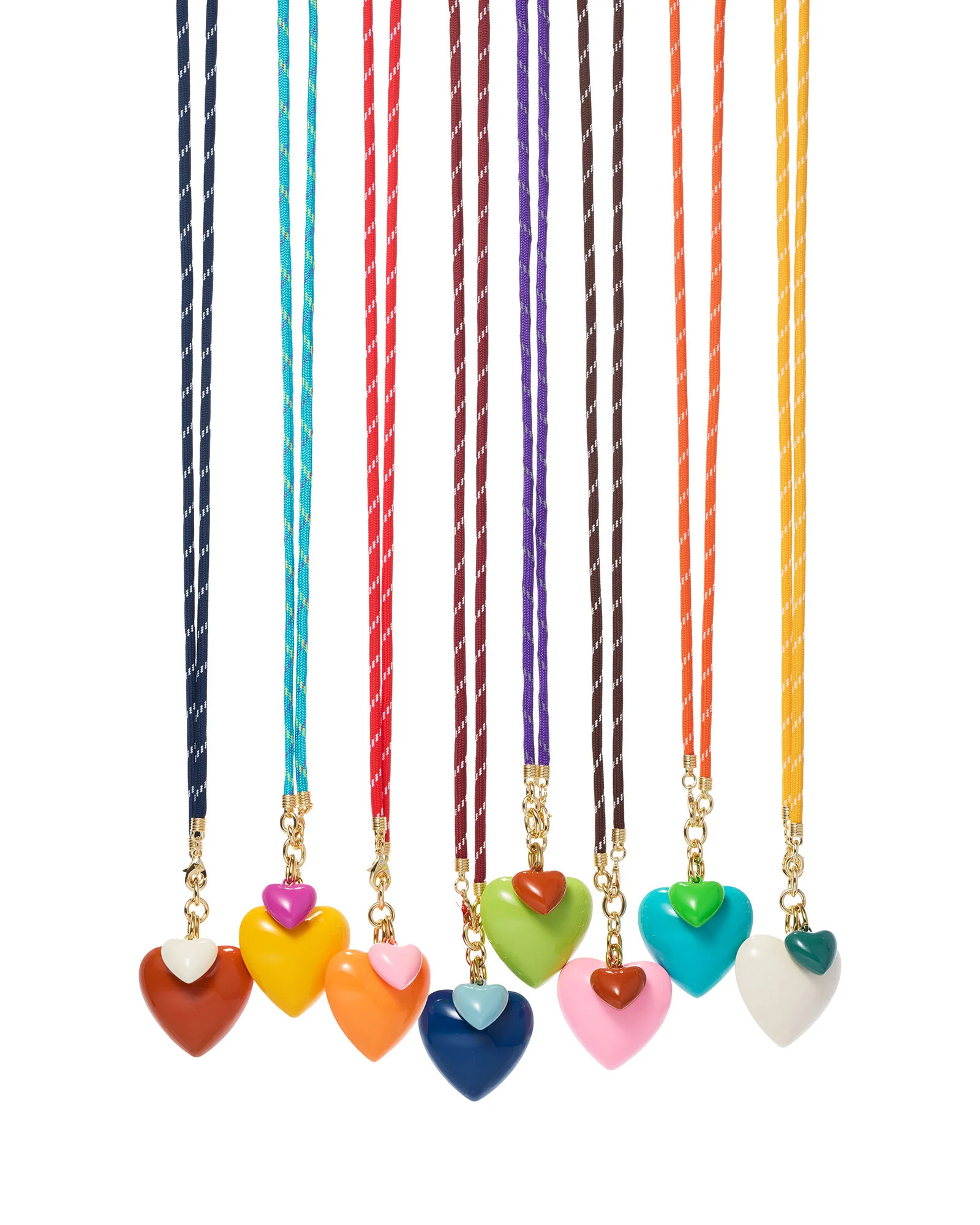 The Long Happy Cord Charm Necklace | Roxanne Assoulin