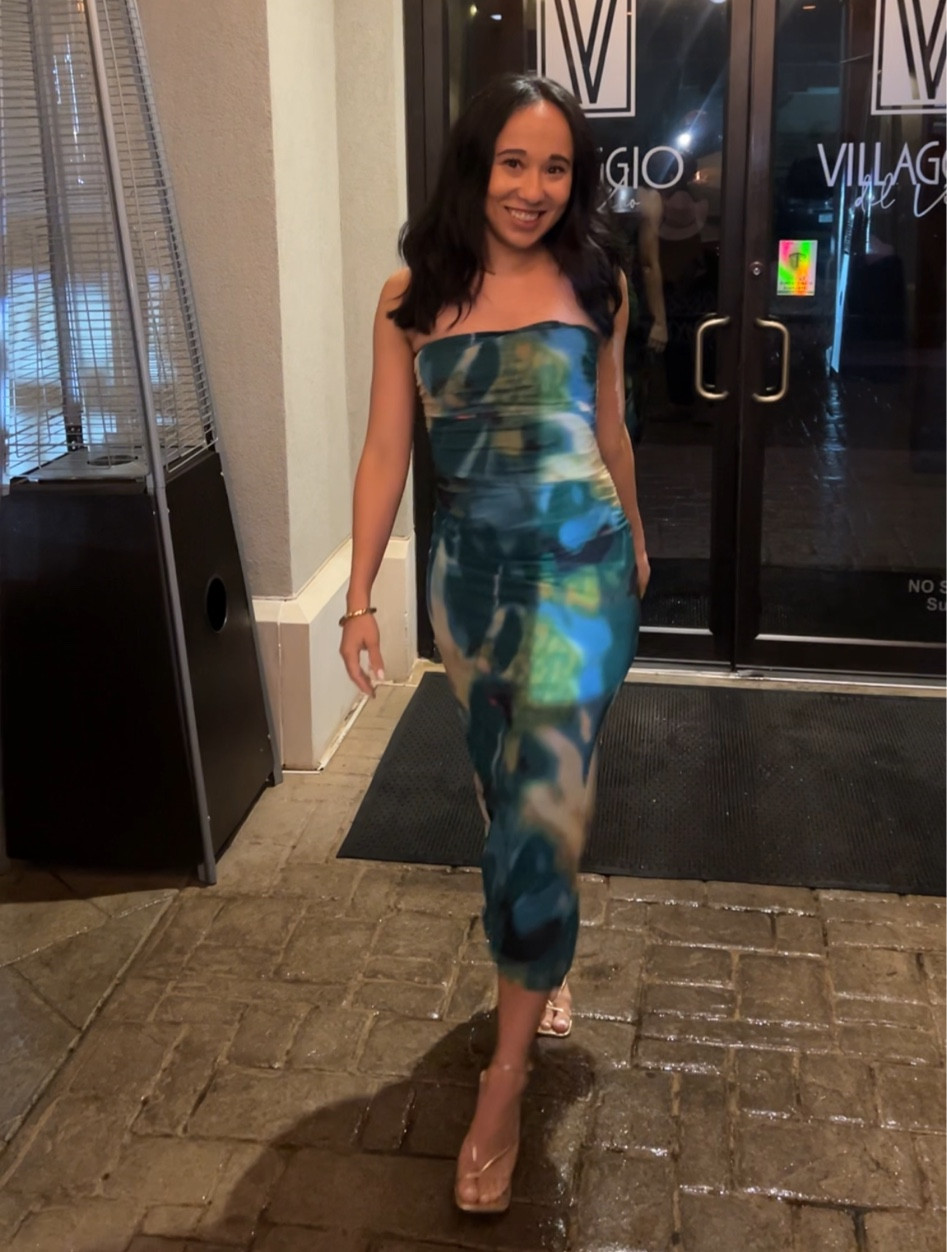 Date night dress 💚💙
Size smalll

#LTKStyleTip #LTKFindsUnder50 #LTKWedding