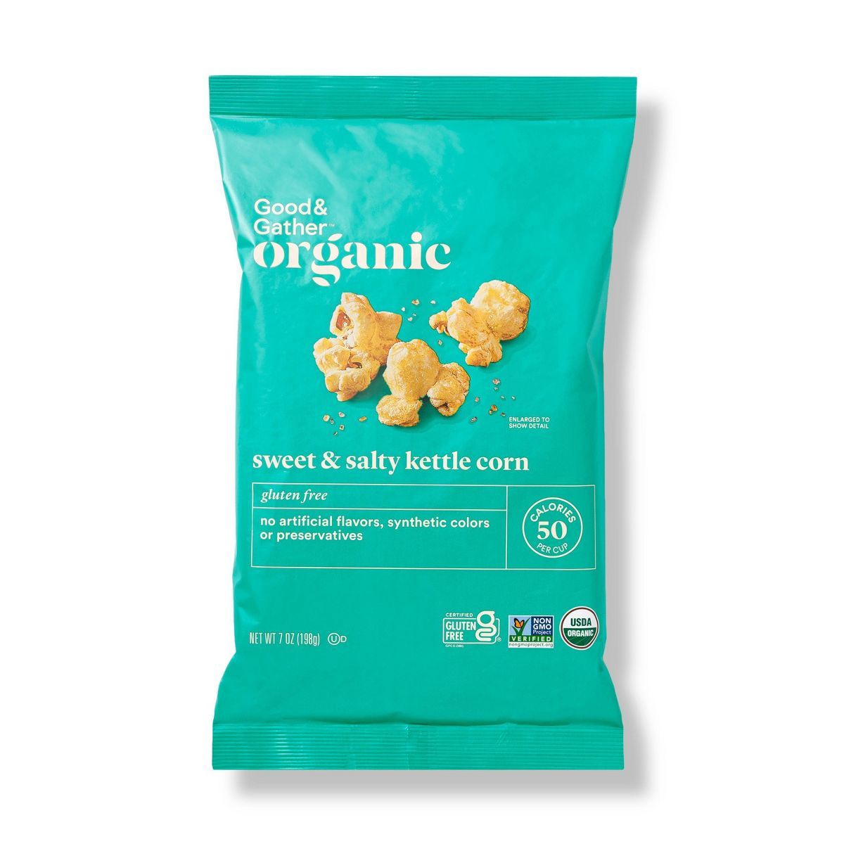 Organic Sweet & Salty Kettle Corn - 7oz - Good & Gather™ | Target