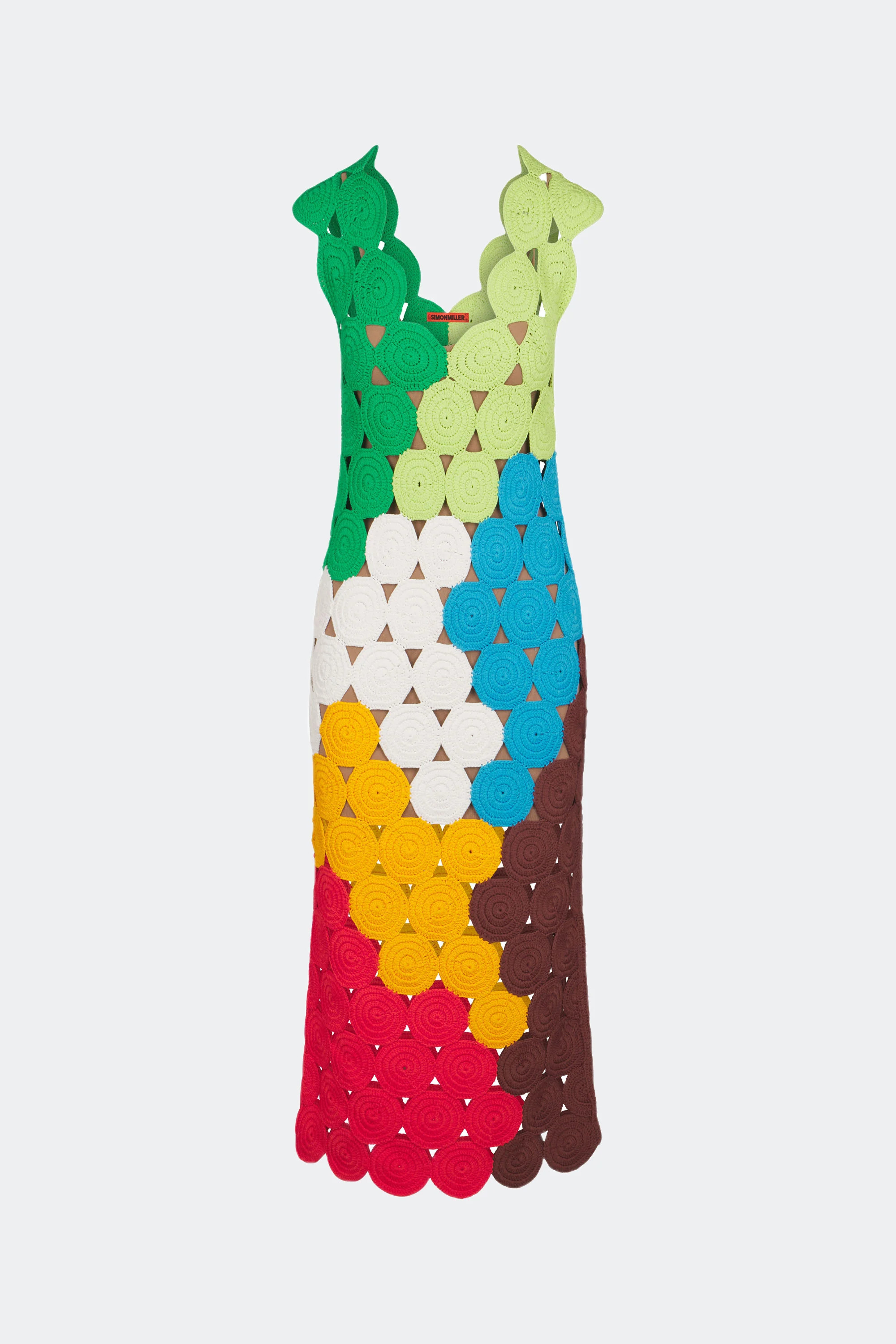 Muro Crochet Dress In Island Multi | Simon Miller