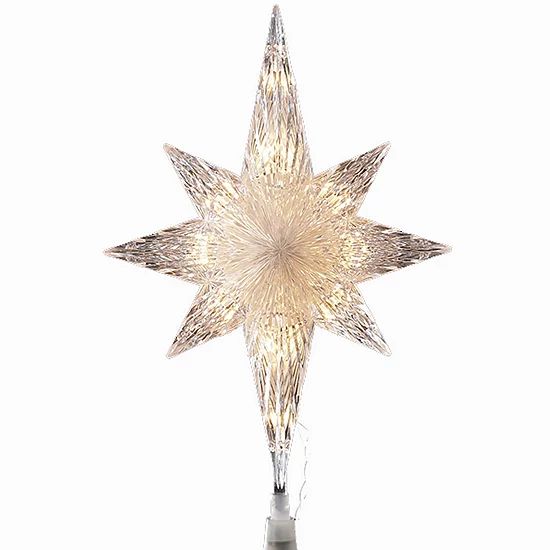 Kurt Adler 10-Light 11" Bethlehem Star Tree Topper | JCPenney