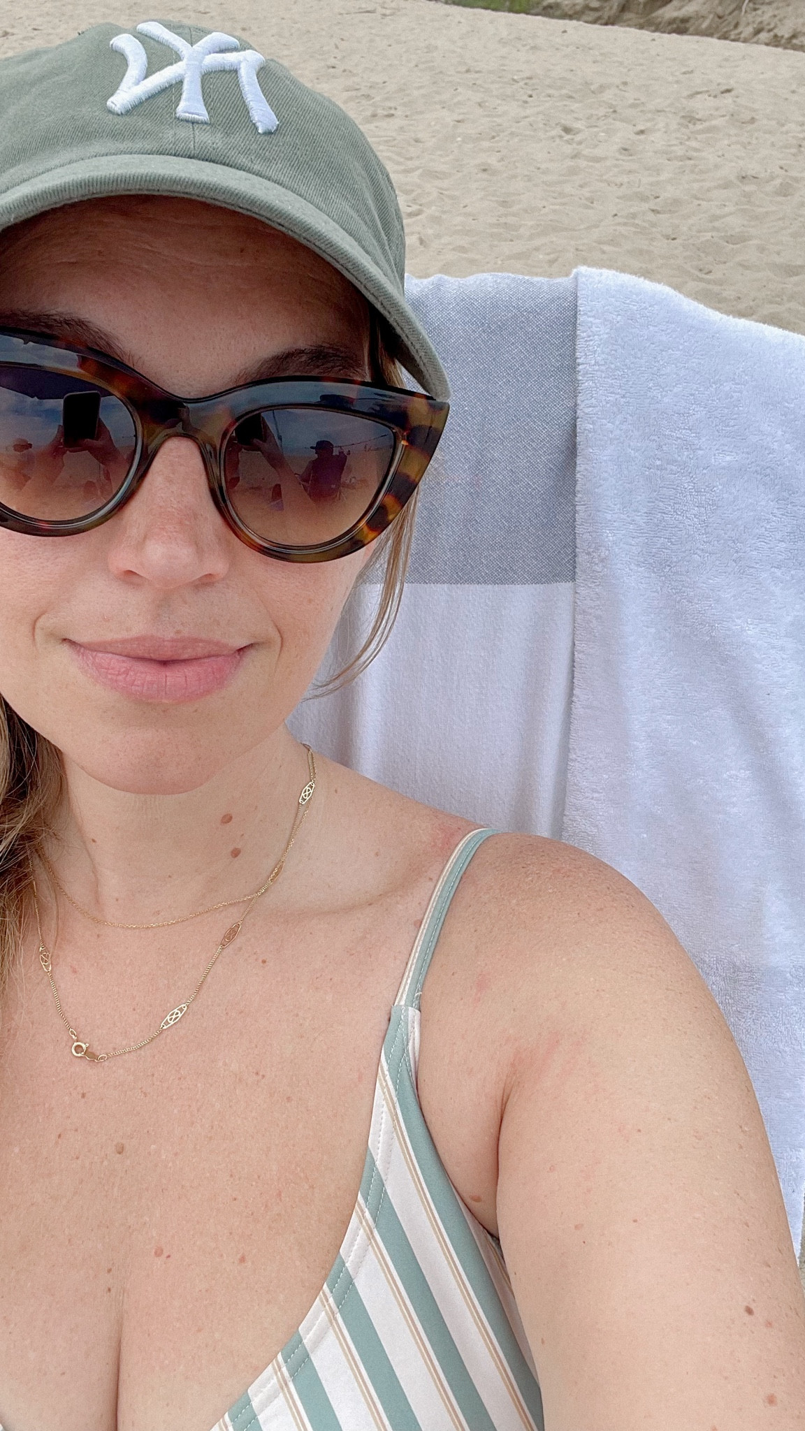 What I brought to the beach 

#LTKSummerSales #LTKSwim #LTKOver40