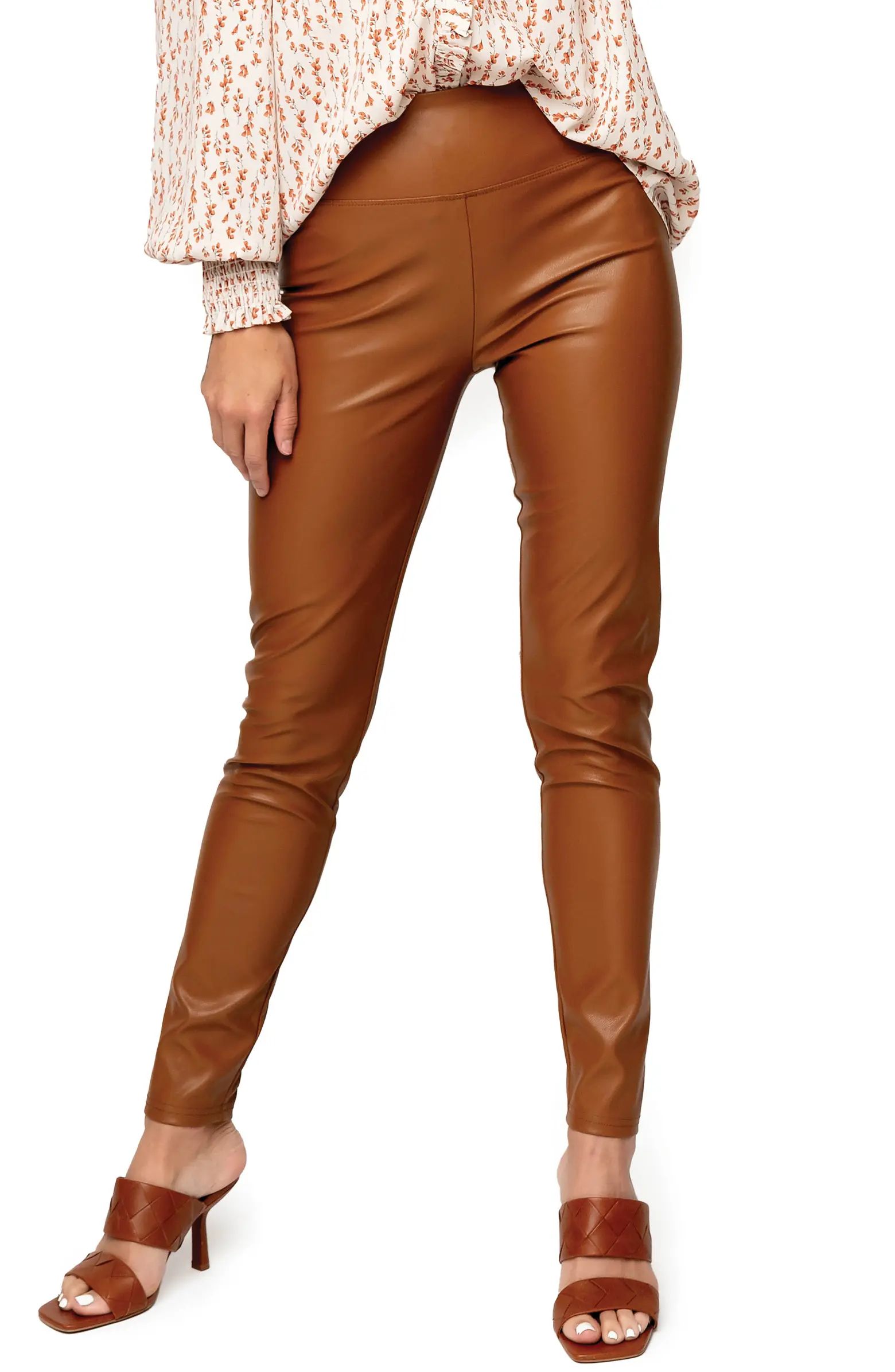 Gigi Essential Faux Leather Leggings | Nordstrom