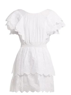 Gabriel ruffled cotton mini dress | Matches (UK)