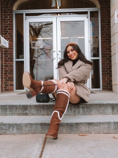 This puffer wrap from just fab is still my favorite! I linked it for y’all on my LTK as well as these cute boots, link in my bio 🤎

#LTKfindsunder100 #LTKstyletip #LTKshoecrush