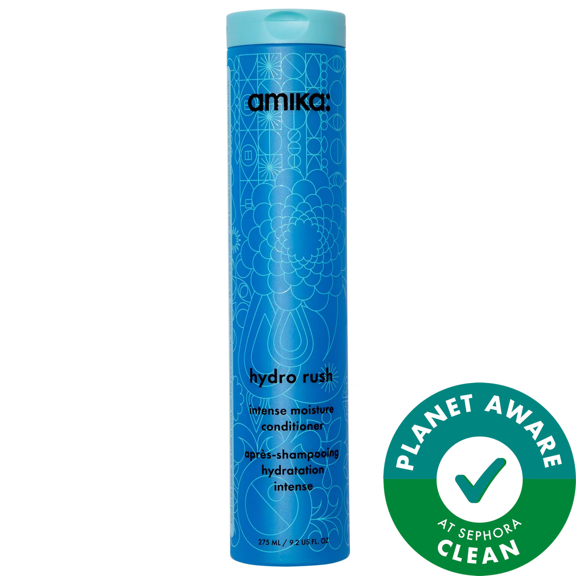 amika Hydro Rush Intense Moisture Conditioner with Hyaluronic Acid 9.2 oz / 275 mL | Sephora (US)