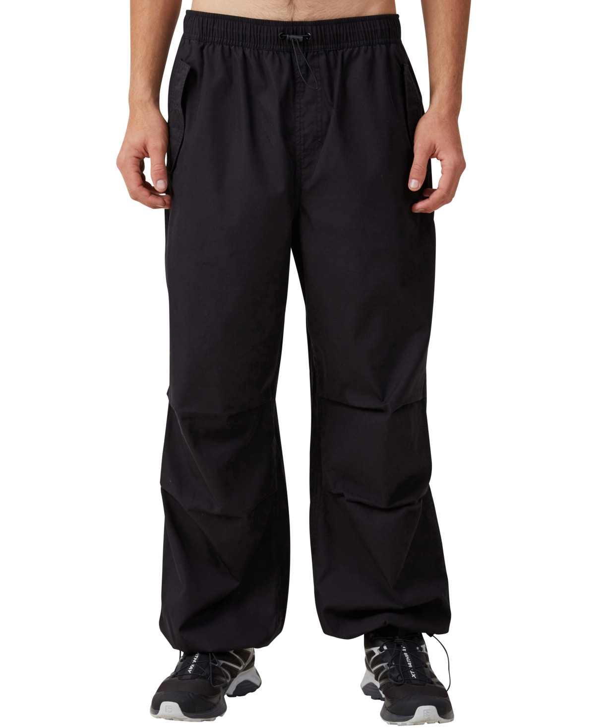 Cotton On Men's Parachute Super Baggy Pant - Black | Macy's