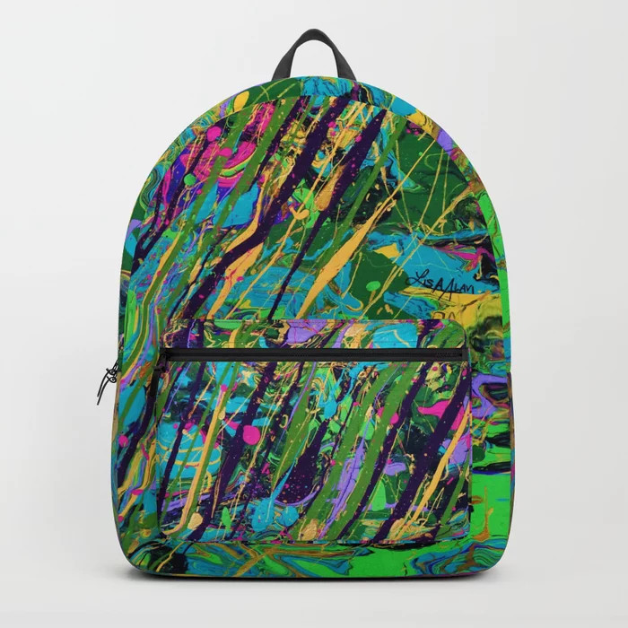Mardi Gras Marble Backpack | Society6