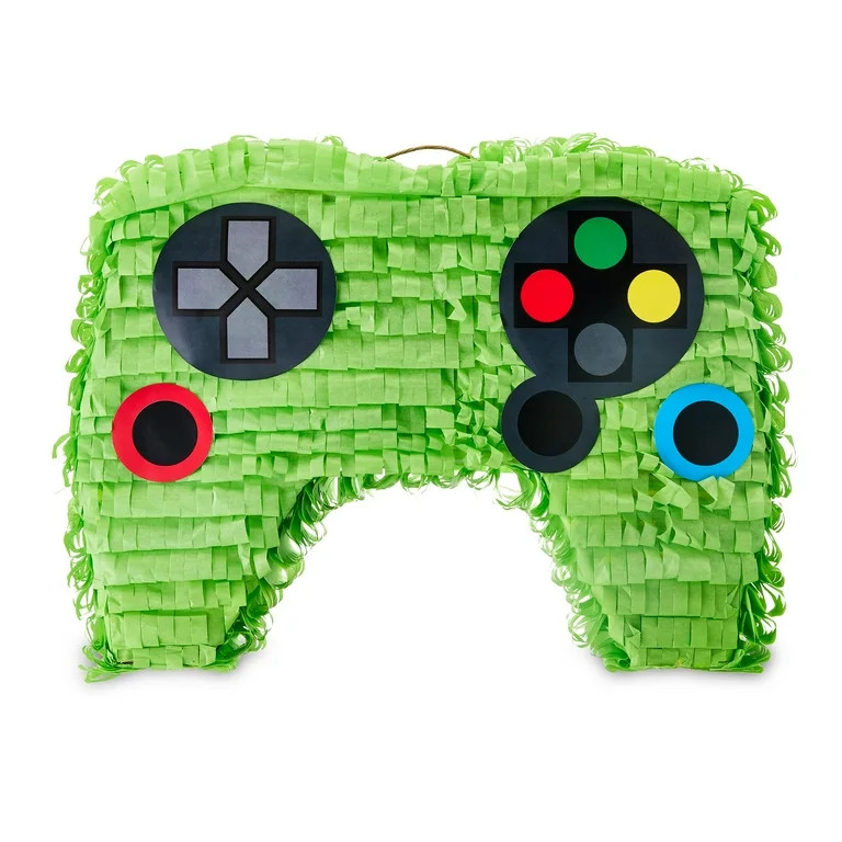 Green Game Controller Party Pinata, 20" x 15", by Way To Celebrate | Walmart (US)