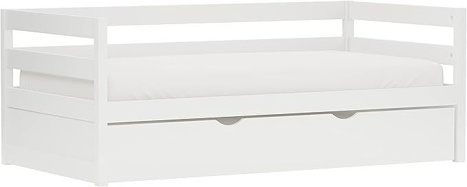 Hillsdale Furniture Hillsdale Caspian Daybed with Trundle, Twin, White | Amazon (US)