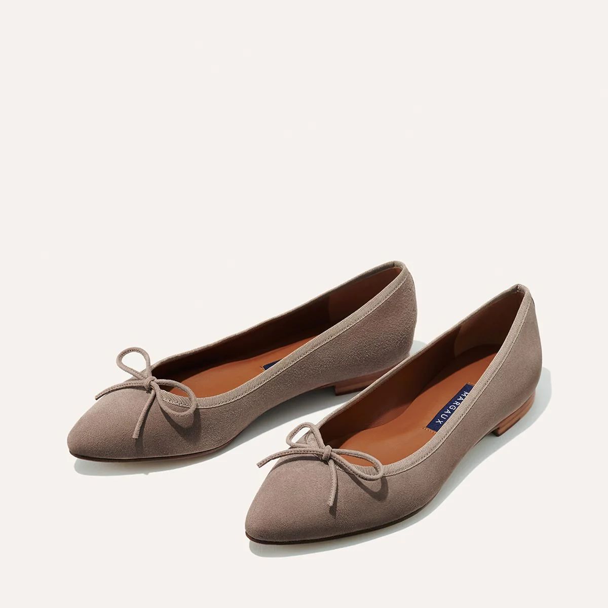 The Pointe - Taupe Suede | Margaux