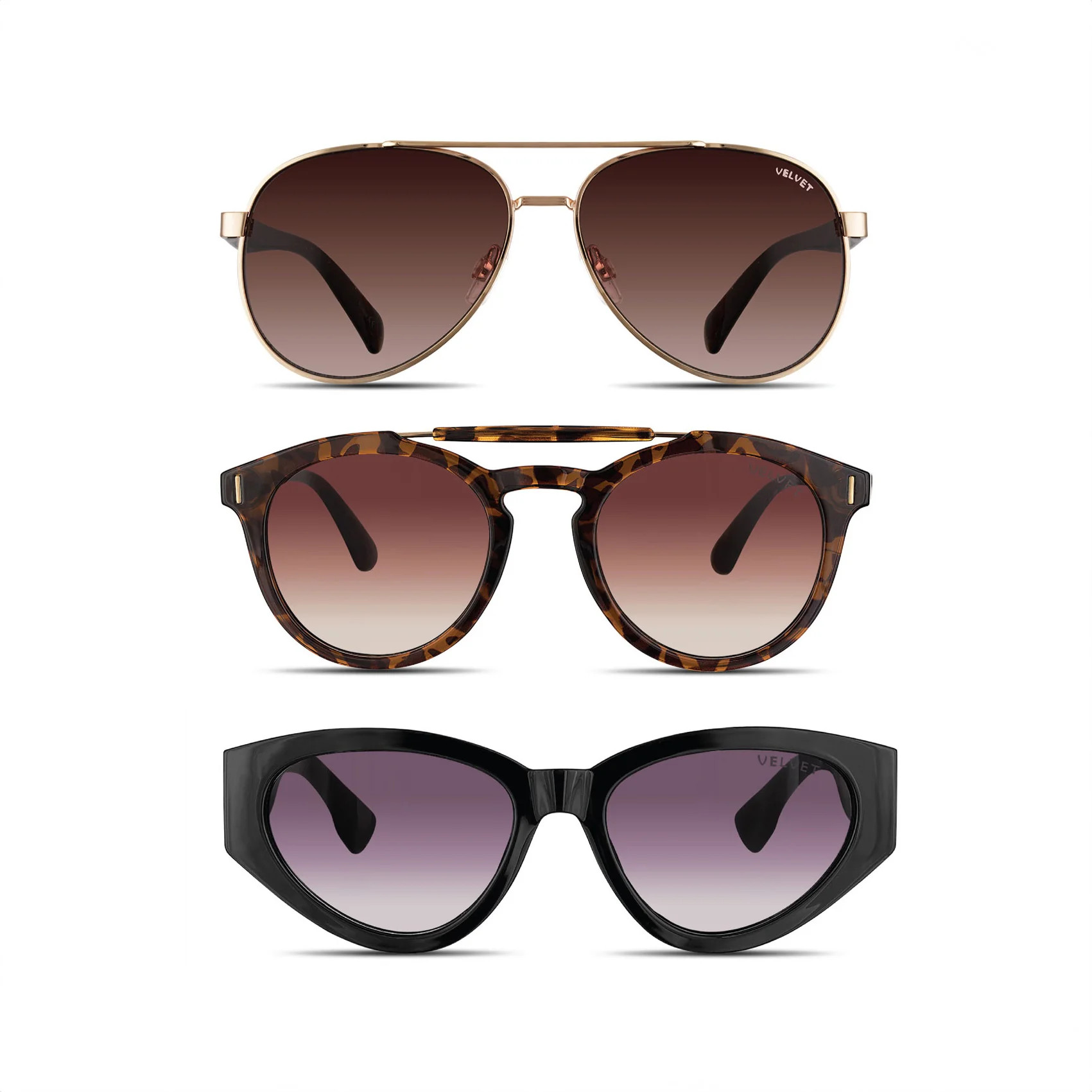 Oval Small Face Shape Sunglass Style Box | Velvet Eyewear (US)