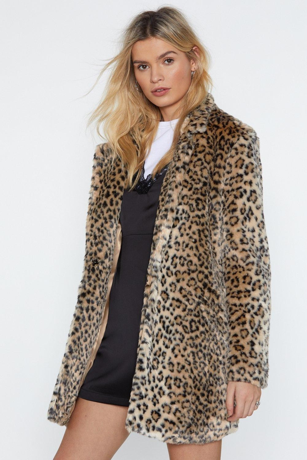 Total Softy Leopard Coat | NastyGal (US & CA)