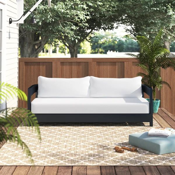 Everlee 80'' Metal Outdoor Patio Sofa | Wayfair North America
