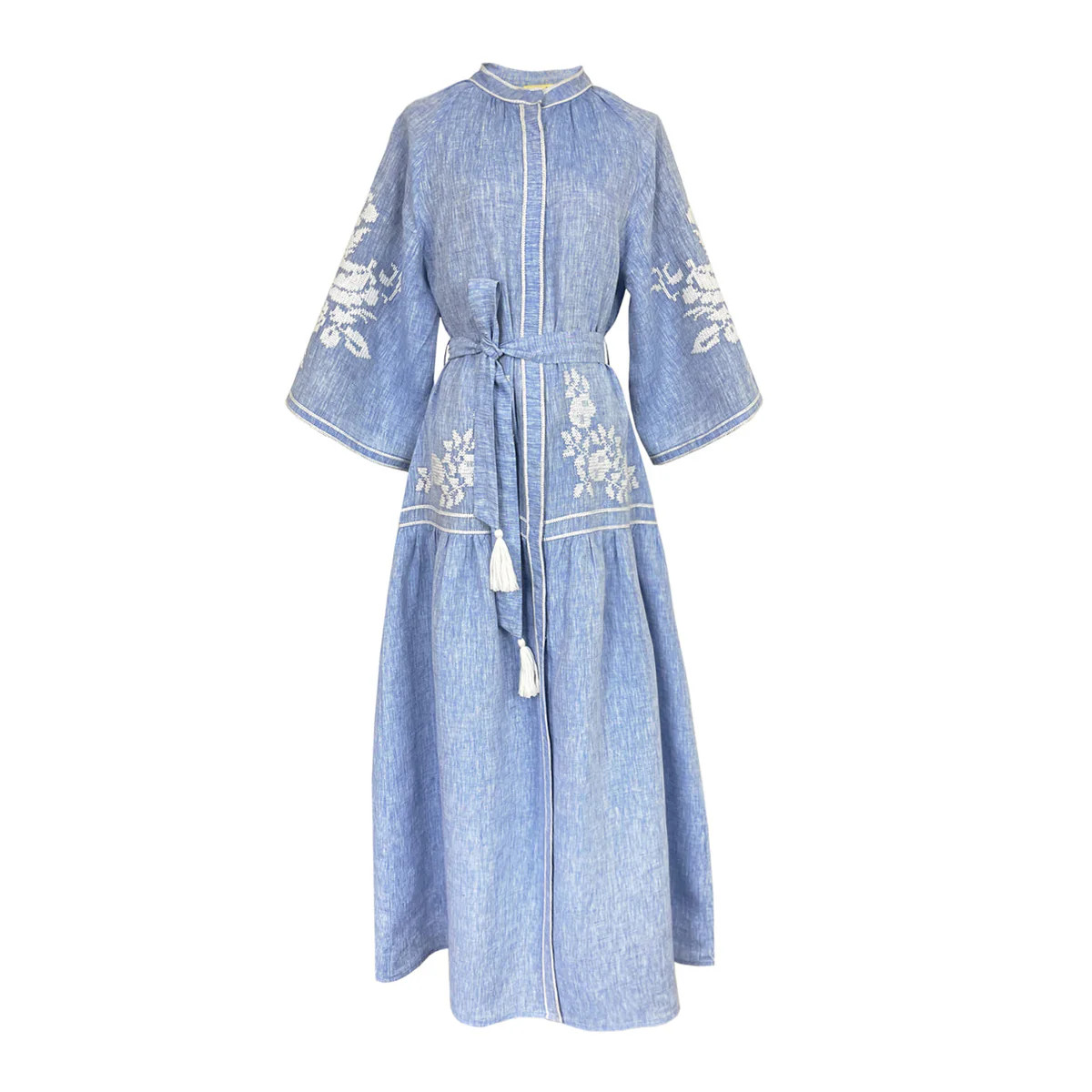 Light Denim Swan Dress | Over The Moon