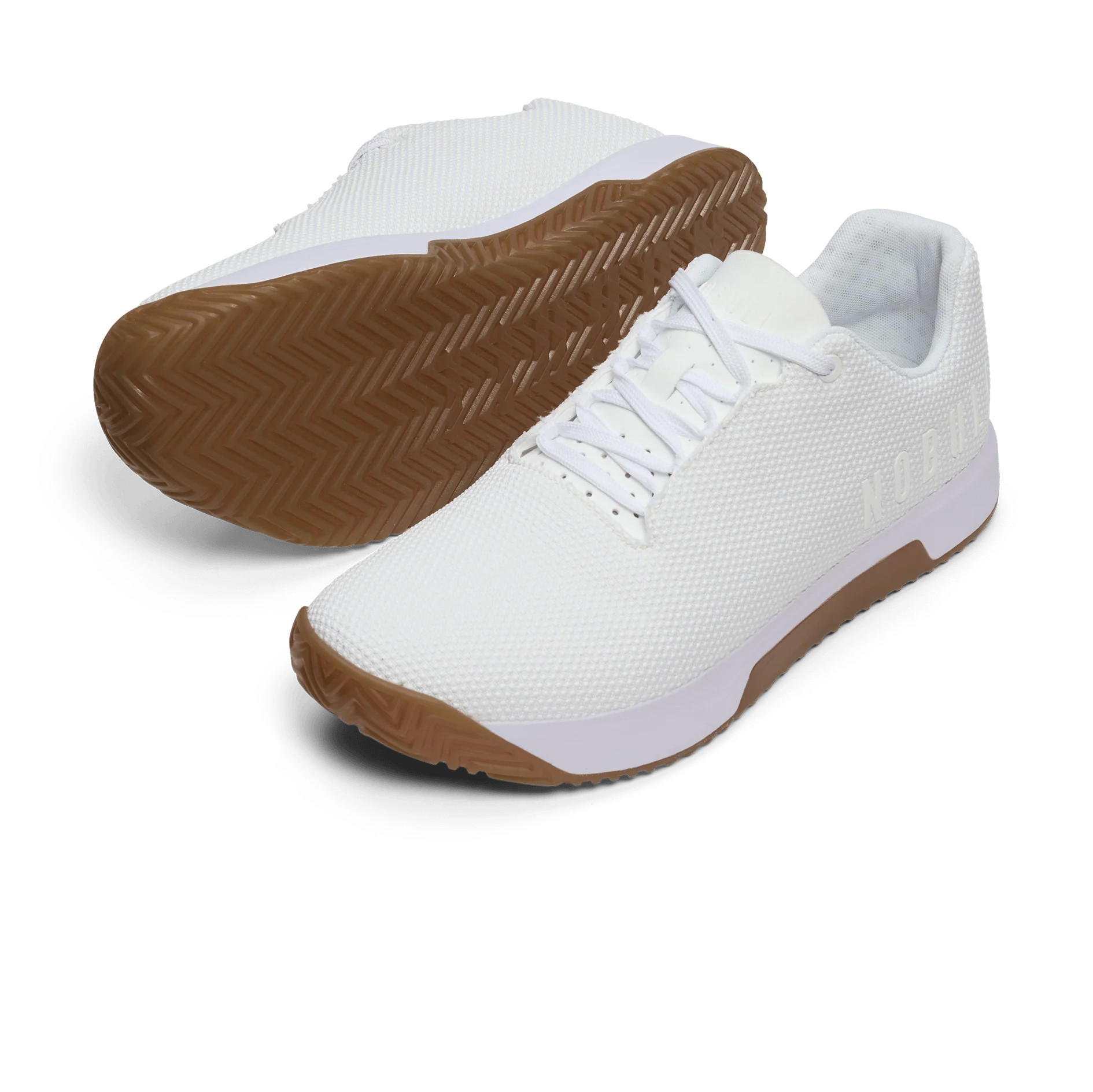 Women's White Gum Outwork Edge Shoes | NOBULL | NOBULL