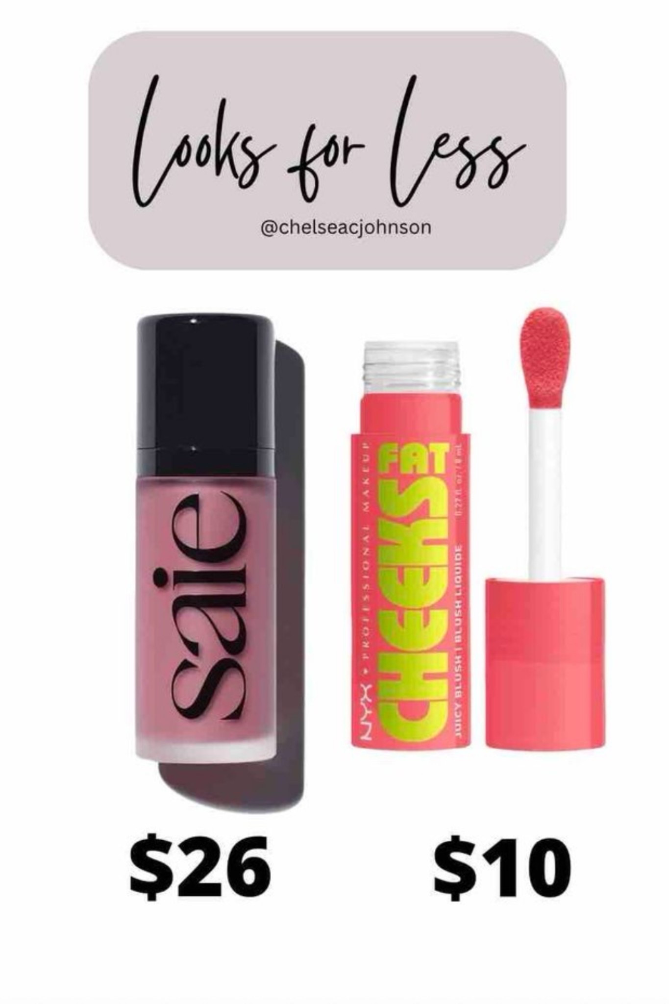 Saie blush 
Nyx blush 


#LTKGiftGuide #LTKSaleAlert #LTKBeauty