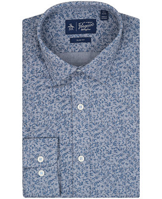 Men's Emory Floral Print Dress Shirt | Macy's