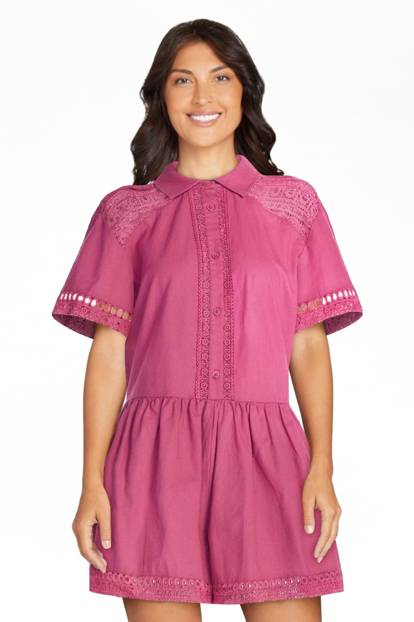 Scoop Women's Crochet Romper, Sizes XS-4XL | Walmart (US)