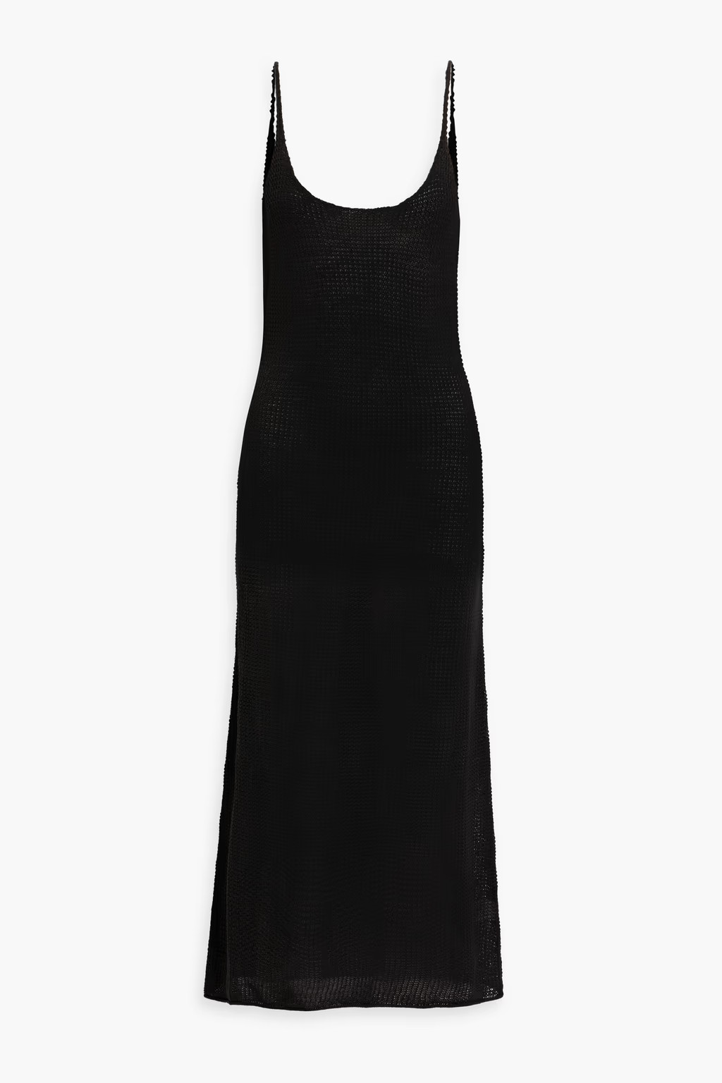 Open-back open-knit linen midi dress | The Outnet (US and CA)