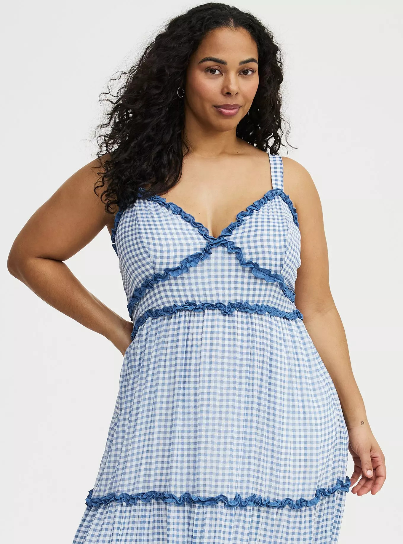 Chiffon V-Neck Maxi Dress | Torrid (US & Canada)