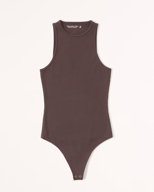 Essential Ribbed Tank Bodysuit | Abercrombie & Fitch (US)