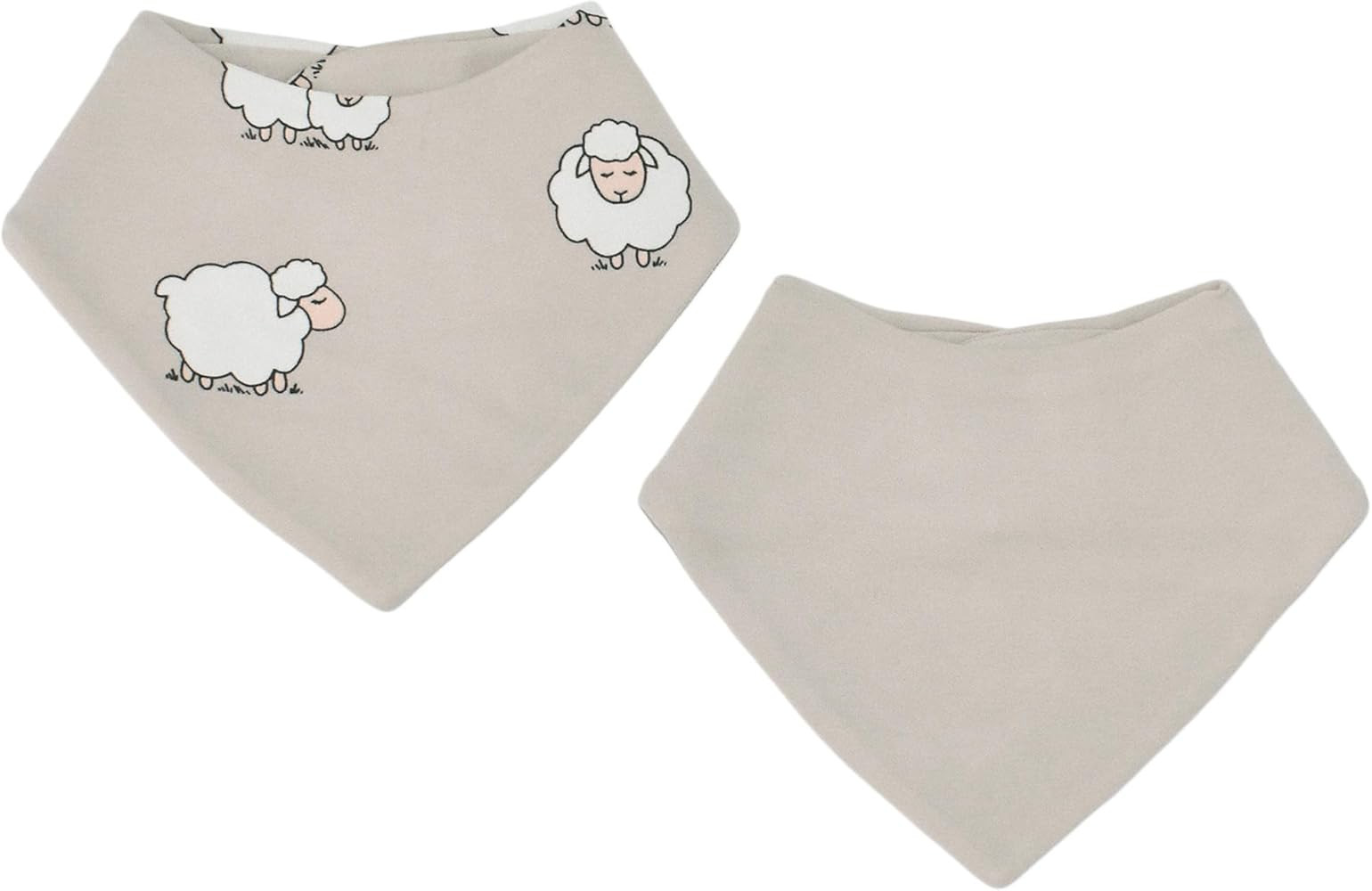 Woolino Merino Wool Baby Bibs - Highly Absorbent Bandana Bib with Cotton Outer Layer and Merino W... | Amazon (US)