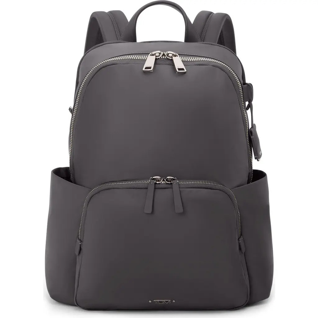 TUMI Rosie Nylon Backpack in Iron at Nordstrom | Nordstrom