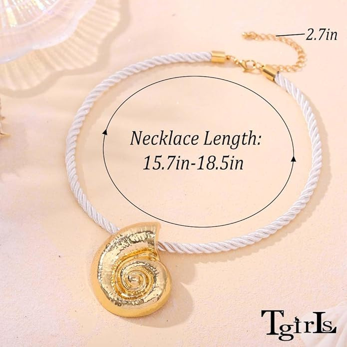 Tgirls Boho Gold Necklace for Women Big Starfish Pendant Necklaces Sun Choker Necklace Chunky Con... | Amazon (US)