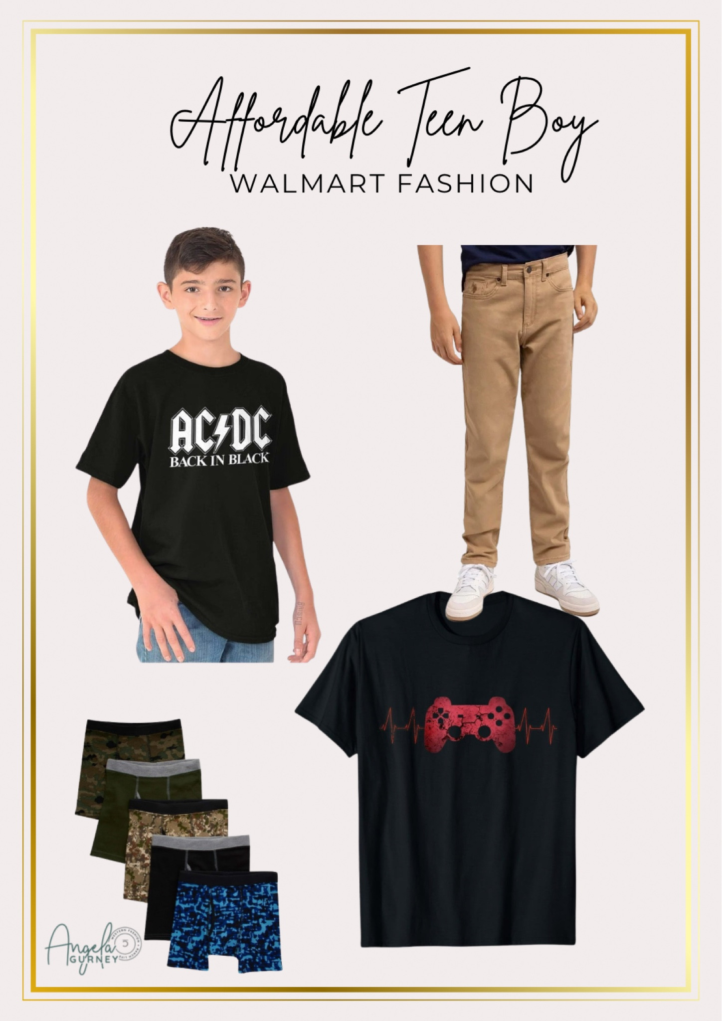 Teen boy affordable fashion - Walmart boys fashion finds


Band tee
Gaming tee
Boys chinos

#LTKKids #LTKMens #LTKFindsUnder50