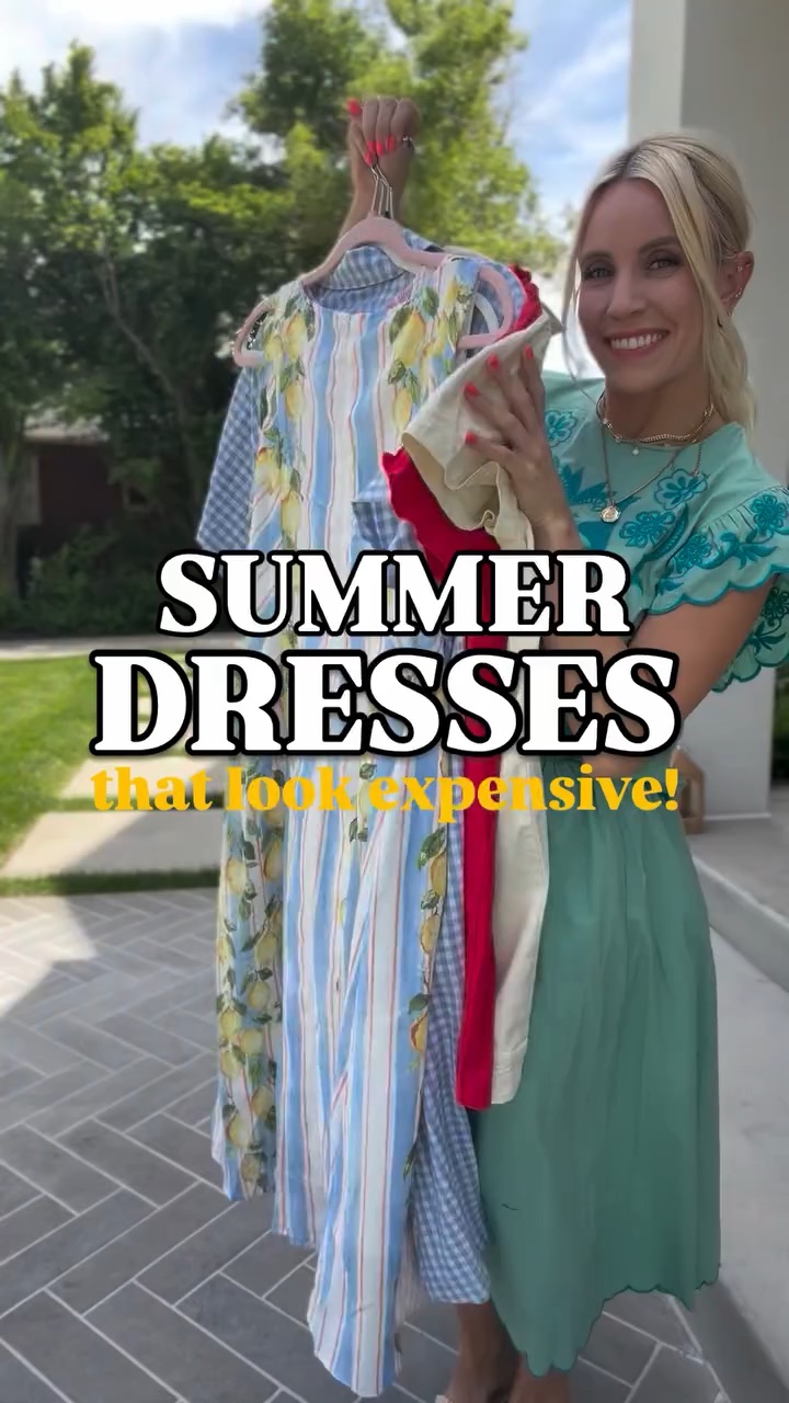 Comment SHOP and I’ll send links! Dresses that look expensive and are perfect for summer!