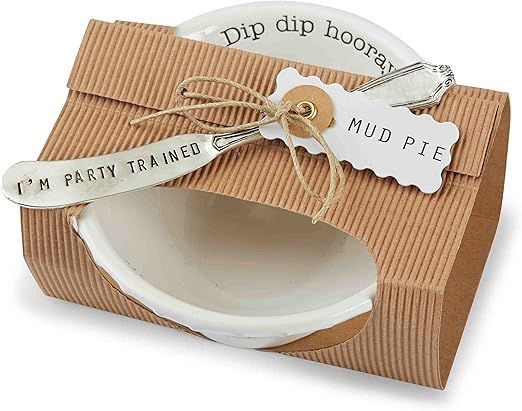 Mud Pie Dip Bowl Set, Hooray, 2" x 6" | Amazon (US)