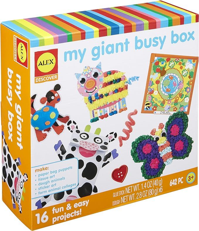 ALEX Toys My Giant Busy Box Craft Kit Kids Art and Craft Activity | Amazon (US)