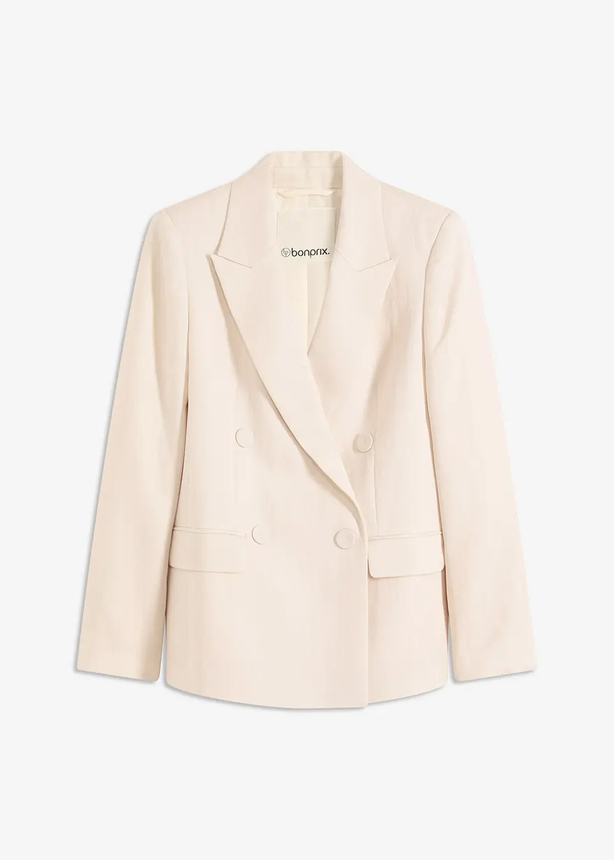 Blazer mit Lyocell im Crinklelook | Bonprix DE