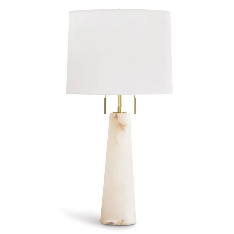 The Austen Table Lamp combines the classic look of stone with a modern, conical shape and natural... | Wayfair North America