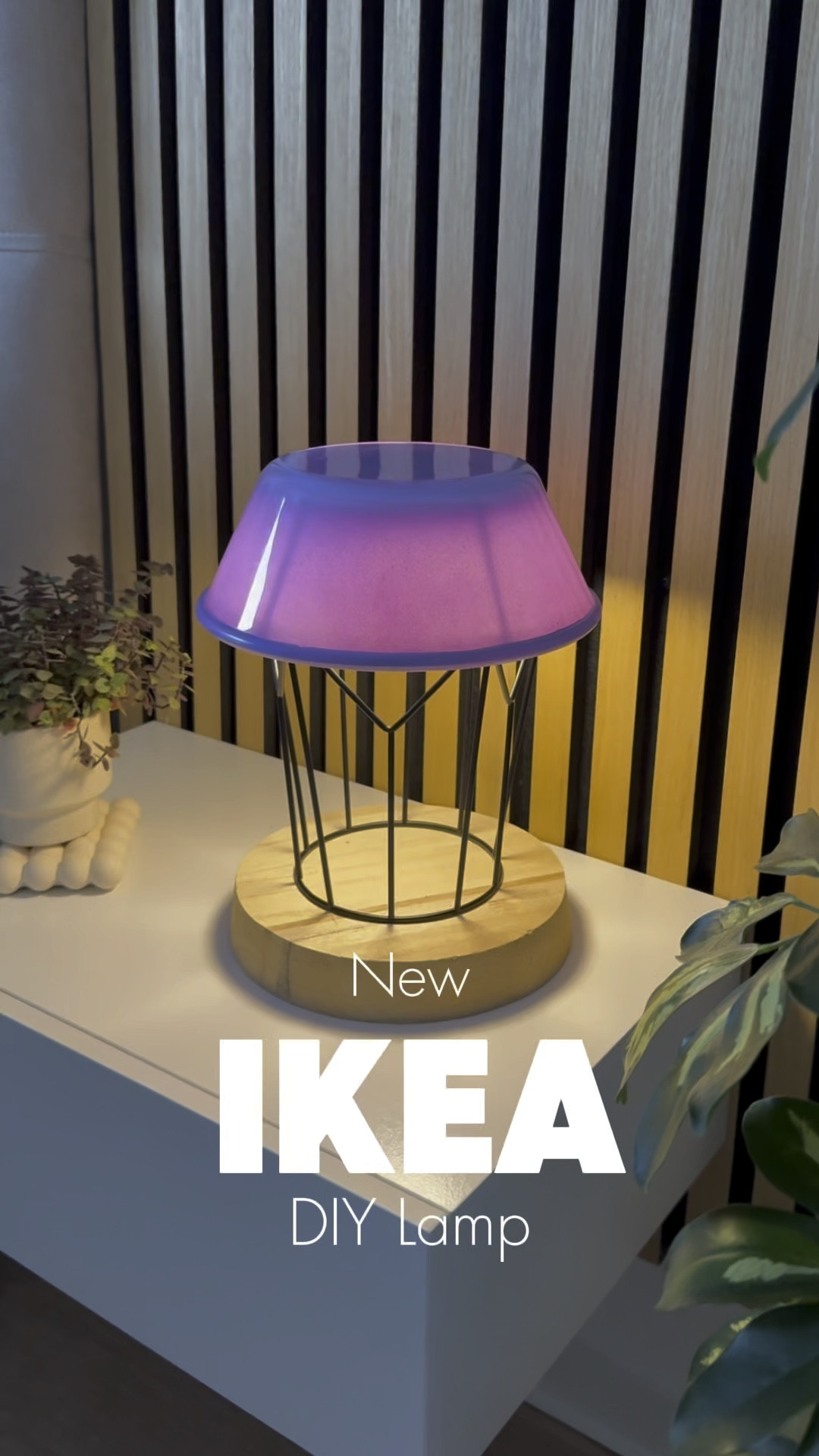 IKEA DIY LAMP 💜💡

#LTKhome #LTKdeutschland #LTKeurope