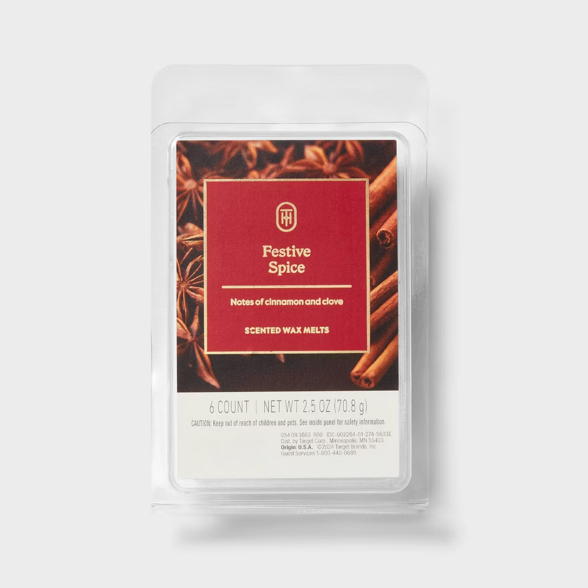 6ct Festive Spice Wax Melts 2.5oz - Threshold™ | Target