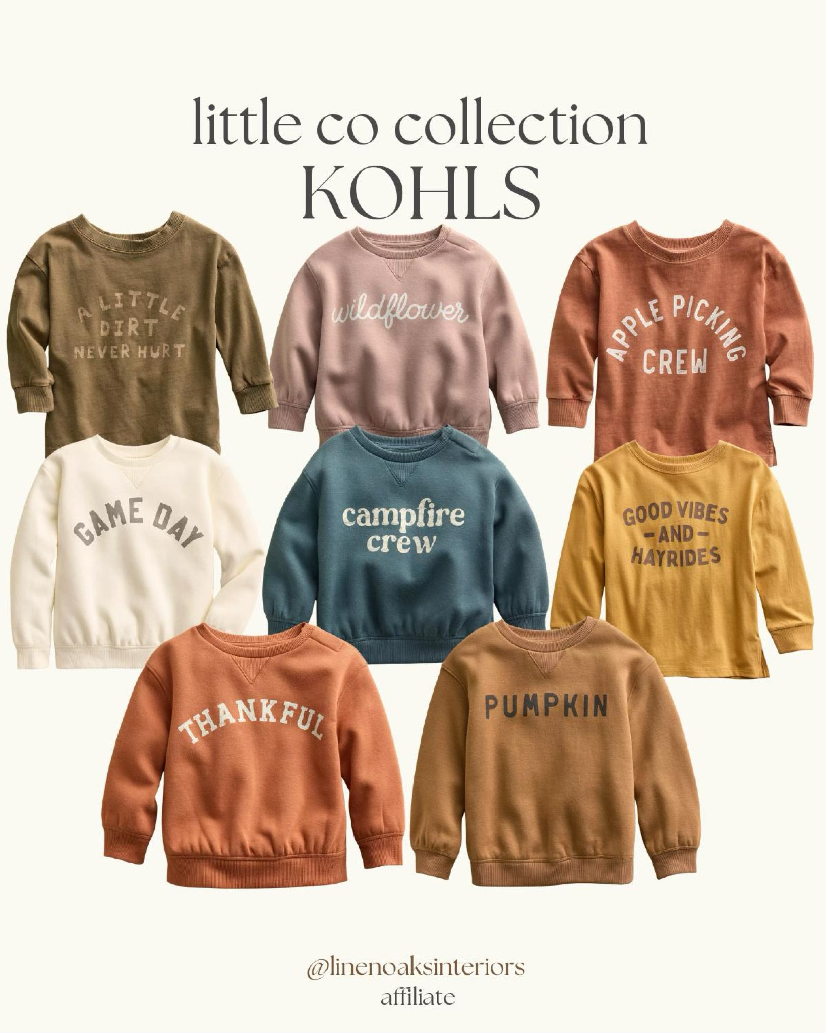 The cutest little crews and long sleeve tees from Kohls for fall! 

#LTKSeasonal #LTKBacktoSchool
