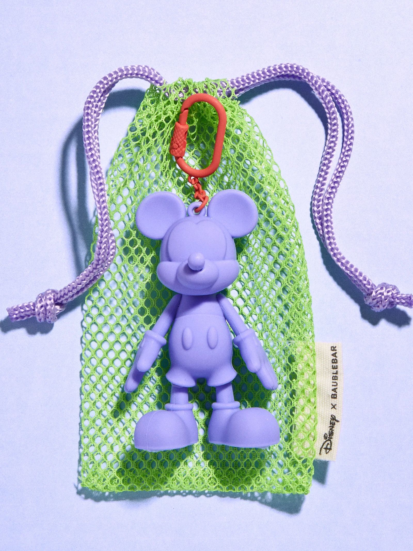Sport Edition Mickey Mouse Disney Bag Charm - Amethyst | BaubleBar (US)