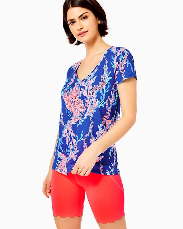 Etta V-Neck Top | Lilly Pulitzer | Lilly Pulitzer