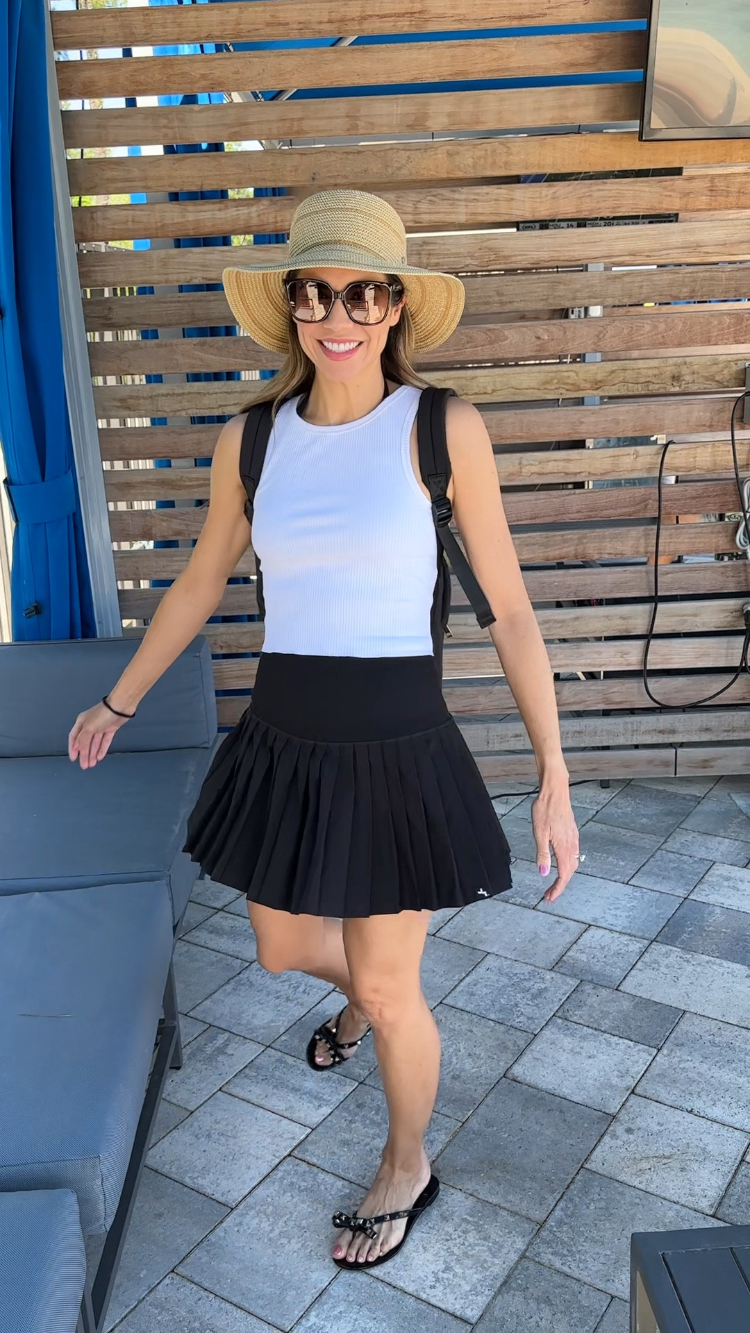 My favorite tennis skirt! And it twirls so nicely! 🥰 I literally wear this skort on the daily! It has built-in shorts with big pockets that fit my phone and other essentials perfectly! And, it’s super inexpensive so it’s a win-win!  💃 I’m wearing a size XS. 

#LTKfitness #LTKtravel #LTKfindsunder50