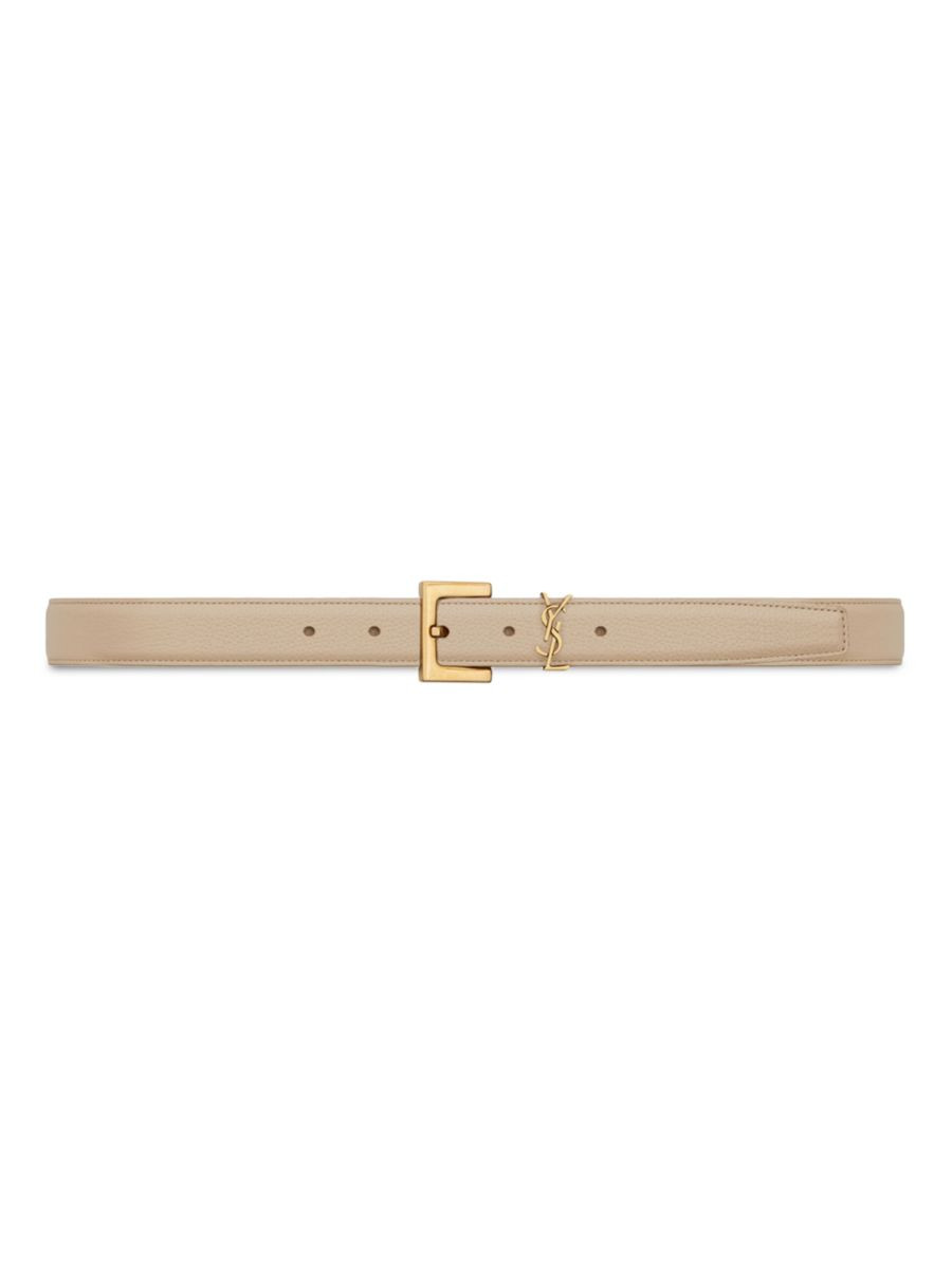 Milo Logo Buckle Leather Belt | Saks Fifth Avenue