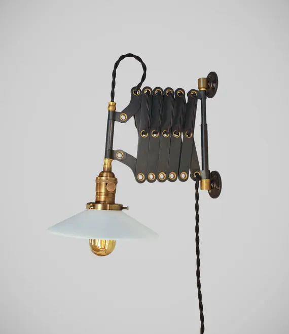 Vintage Industrial Scissor Lamp  Scissor Sconce  Expandable | Etsy | Etsy (US)