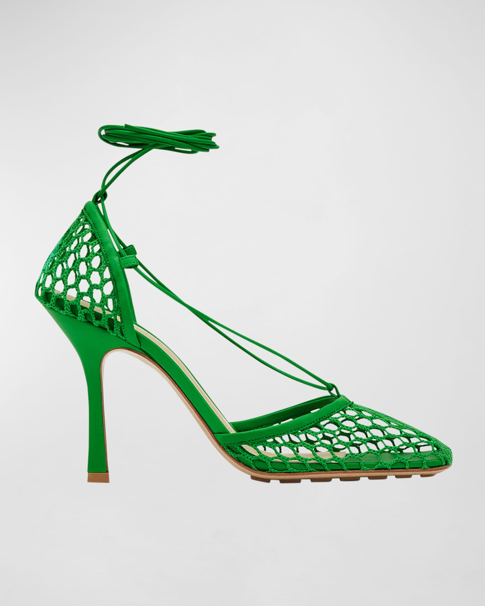 Bottega Veneta Mesh Stretch Sandals | Neiman Marcus